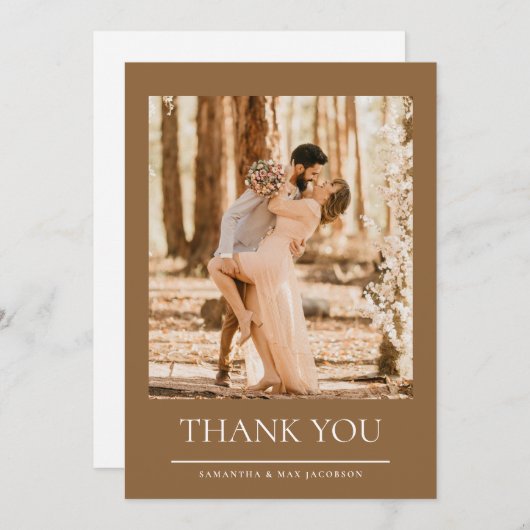 Et donc ça commence le Merci Mariage photo (Devant / Derrière)