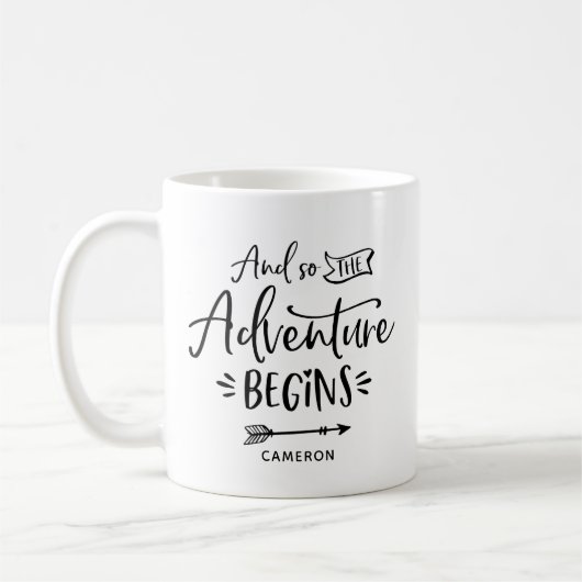 Et Donc L'Aventure Commence À Laisser La Main Mug (Gauche)