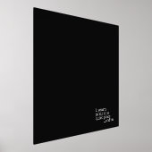 "...et être." Impression de poésie de spécialité (Poser)