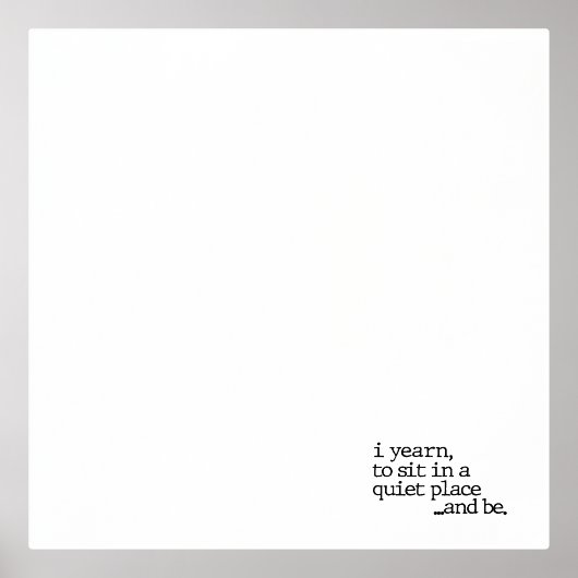 "...et être." Impression de poésie de spécialité (Recto)