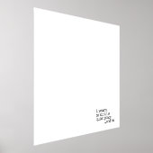 "...et être." Impression de poésie de spécialité (Poser)