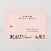 ET ÊTRE MARIÉ | RSVP 3,5 x 5 (Devant / Derrière)