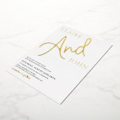Et Faire-part de mariage de script (Rotation)
