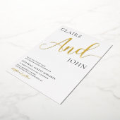 Et Faire-part de mariage de script (Rotation)