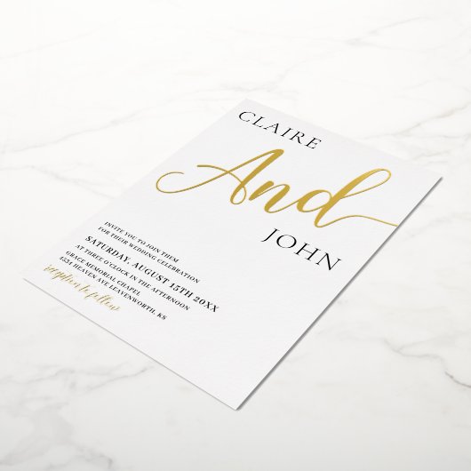 Et Faire-part de mariage de script (Rotation)