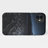 Et "Frosty Noir : coque iphone (Dos (Horizontal))