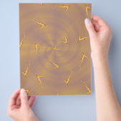 ET Ginseng Man Scrapbook Paper Bulk Pages Flyer (Hand)