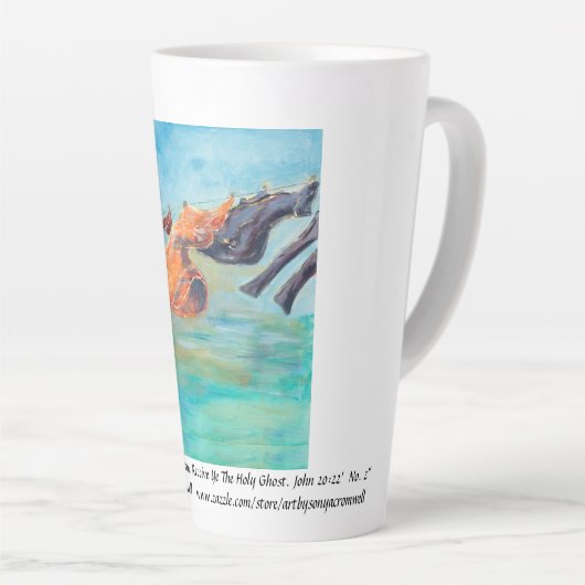 "Et il respire sur alors...No 2" Latte Mug (Angle droit)