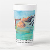 "Et il respire sur alors...No 2" Latte Mug (Devant)