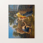 Et in Arcadia ego, Poussin Legpuzzel (Verticaal)