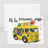 Et la caravane passe! briefkaart (Voorkant / Achterkant)