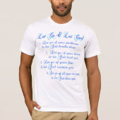 Et Laissez Dieu Unisex Custom Graphics T-shirt en  (Devant)