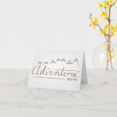 Et l'aventure commence des cartes de note (Fleur jaune)