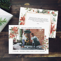 Et Les Enfants Écoutent | Carte photo de Noël amus