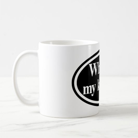 Et Mon Knittah ? Café Mug (Gauche)