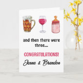 Et Puis Il Y Avait Trois Nouvelles Carte Bébé (Fleur jaune)