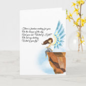 Et si je tombe ? Carte de vœux (Fleur jaune)