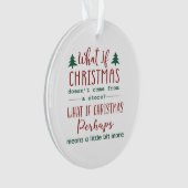 Et si Noël - Citation Grinch à Noël (devant)