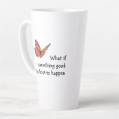 Et si quelque chose de bon latte Mug (Angle gauche)