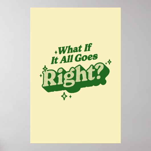 Et si tout se passe correctement Poster (Devant)