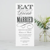 ET SOYEZ LE STYLE MARIÉ 2 DE FAIRE-PART DE MARIAGE (Debout devant)