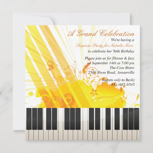 Et toute cette invitation au jazz (Devant)