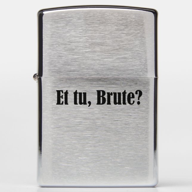 Et tu, Brute (Voorkant)