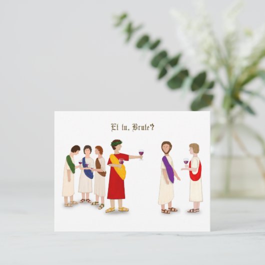 Et Tu Brute? Julius Caesar bij een Partij (Staand voorkant)