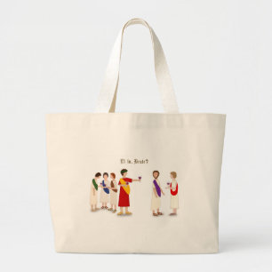 "Et Tu Brute?" Julius Caesar bij een Partij Grote Tote Bag