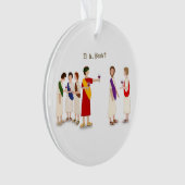 Et Tu Brute? Julius Caesar bij een Partij Ornament (voorkant)