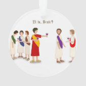 Et Tu Brute? Julius Caesar bij een Partij Ornament (achterkant)