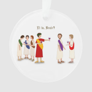 Et Tu Brute? Julius Caesar bij een Partij Ornament