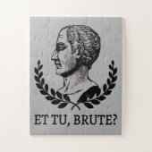 Et Tu, Brute? Julius Caesar citaat V van Shakespea Legpuzzel (Verticaal)