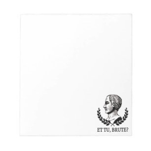 Et Tu, Brute? Julius Caesar citaat V van Shakespea Notitieblok