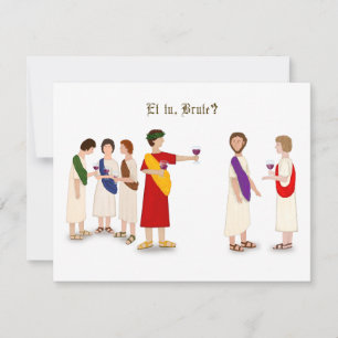 "Et Tu Brute?" Julius Caesar op een Feestje