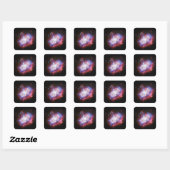 Eta Carinae Binary Star System Fireworks Vierkante Sticker (Vel)
