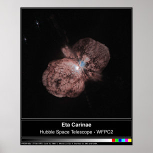 Eta Carinae Hubble Telescope Poster