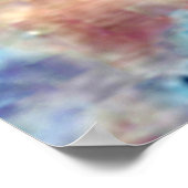 Eta Carinae Nebula Enhanced Blue Value Poster (Coin)