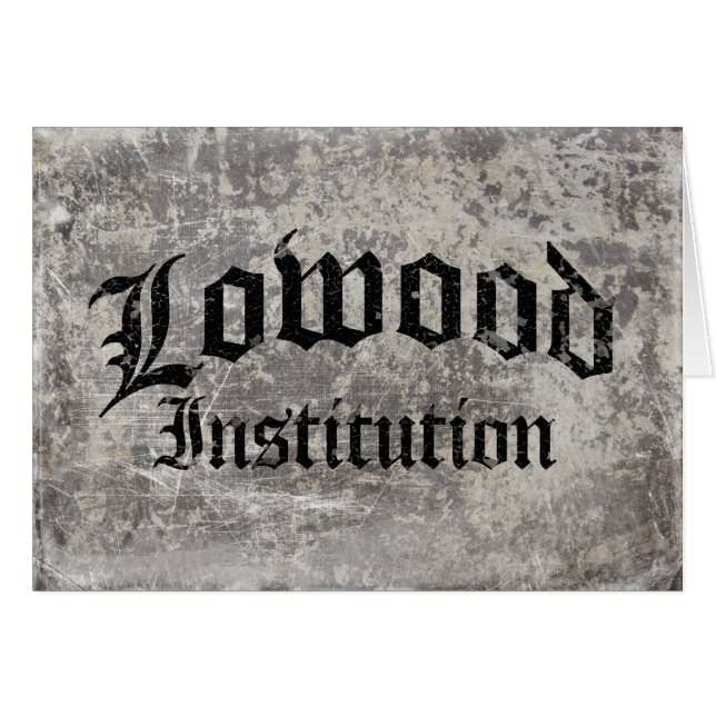 Établissement de Lowood (Devant horizontal)
