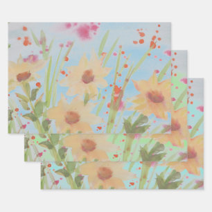 Etagère Ou Doublure Ou Emballage Cadeau Aquarellé