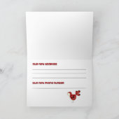 Étaient carte de faire-part des oiseaux en mouveme (Intérieur)