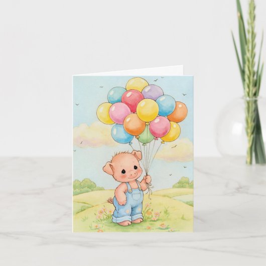 Étaler avec plaisir sur la carte d'anniversaire (Devant)