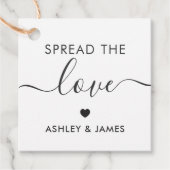 Étaler l'étiquette d'amour, étiquette cadeau Maria (Devant)