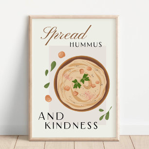 Étalez du Houmous et de la Gentillesse Décoration