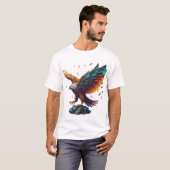 Étalez vos ailes - T-shirt Eagle en cristal (Devant entier)