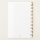 Étalon Blanc | Conception Aquarelle | Planificateu (Dos)
