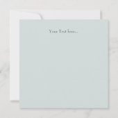 Étalon Frison ~ Carte de vœux (Dos)