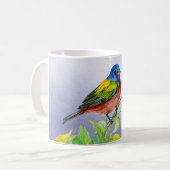 Étamine peinte sur la tasse de café lilas de (Devant gauche)