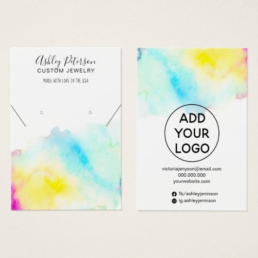 Etanche chic bijoux boucles d'oreille (Devant & derrière)