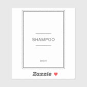 Etancheuse salle de bain vinyle étiquette (Feuille)